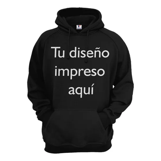 Sudadera Impresa Personalizada, Unisex Con Capucha