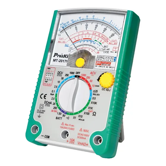 Multímetro Analógico Pro'skit Mt-2017n 1000v Tester