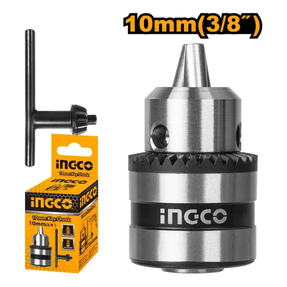 Mandril Portabrocas 0.8-10mm Con Llave Rosca 3/8'' Sertec