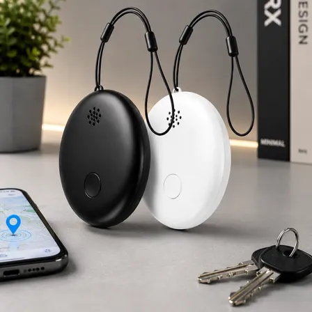 Mini Localizador Rastreador Smart Tag Gps Android Samgsung Preto