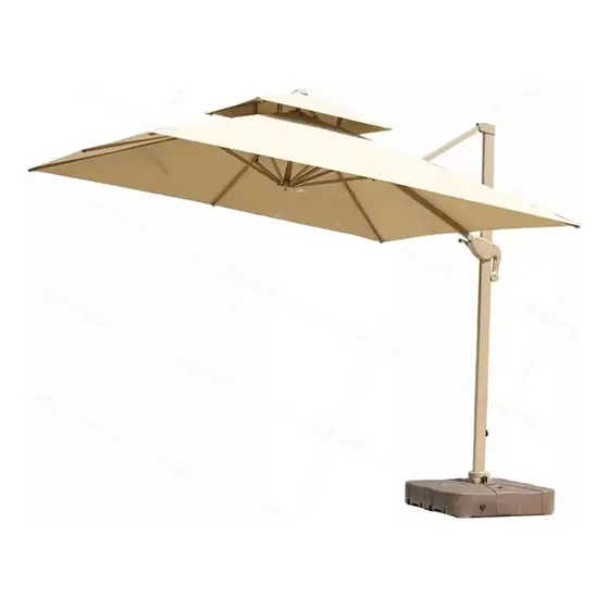 Ombrelone Guarda Sol Com Base Para Piscina E Jardim 3x3