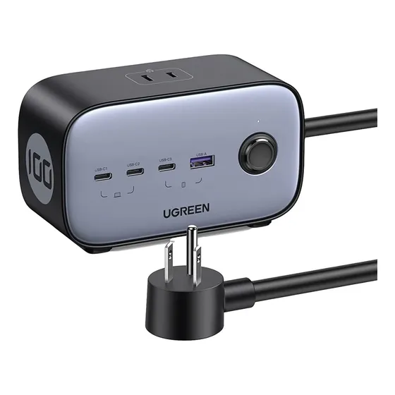 Multicontacto Escritorio Usb Tomacorriente Usb-c Usb-a 