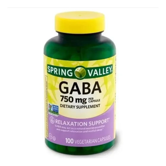 Vitamina Gaba 750mg 100 Cápsulas Tienda 