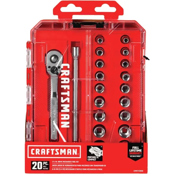 Juego De Herramientas Craftsman 20 Pc Rache Y Dados