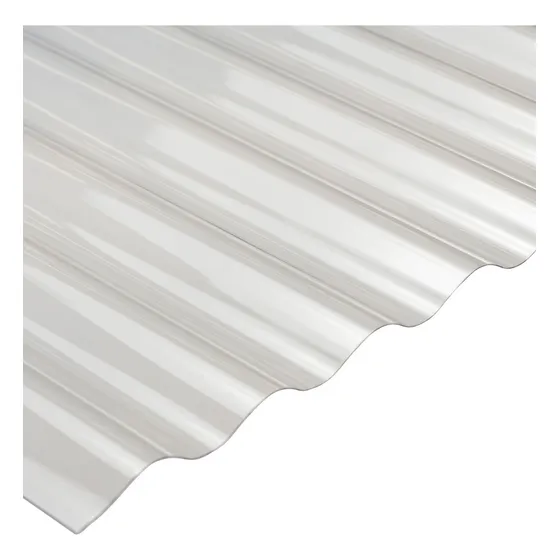 Chapa Acanalada Plástica Reforzada. Peso: 1300gr X 3,50mts Color Blanco Opalino