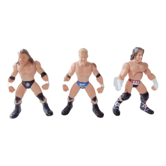 Wwe Lote Micro Agression Jakks Pacific Triple H, Khali,hardy