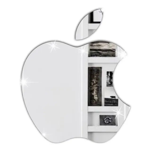 Espelho Decorativo Maçã Apple Sala Quarto Decoração P