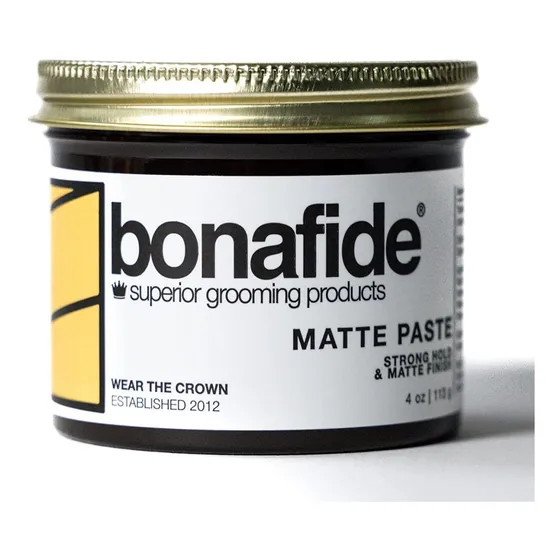 Bona Fide Pomada, Pasta Mate 4 Oz.