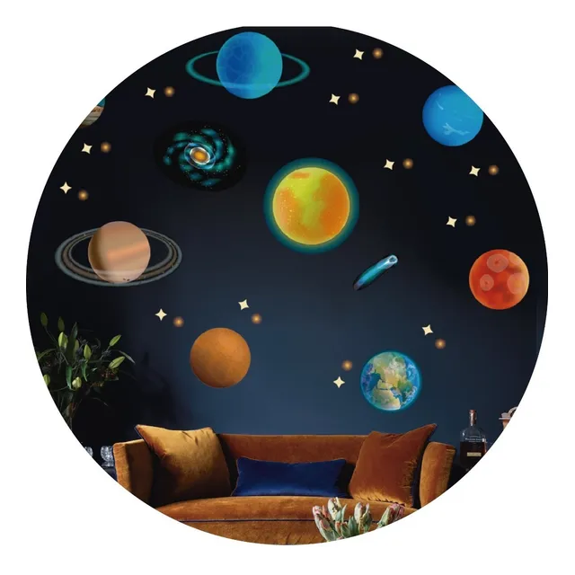 Vinilos Decorativos Planetas Sistema Solar Galaxia Espacio