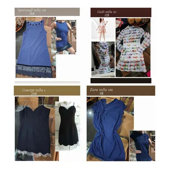 Vestido Corto Zara Miss D Armani