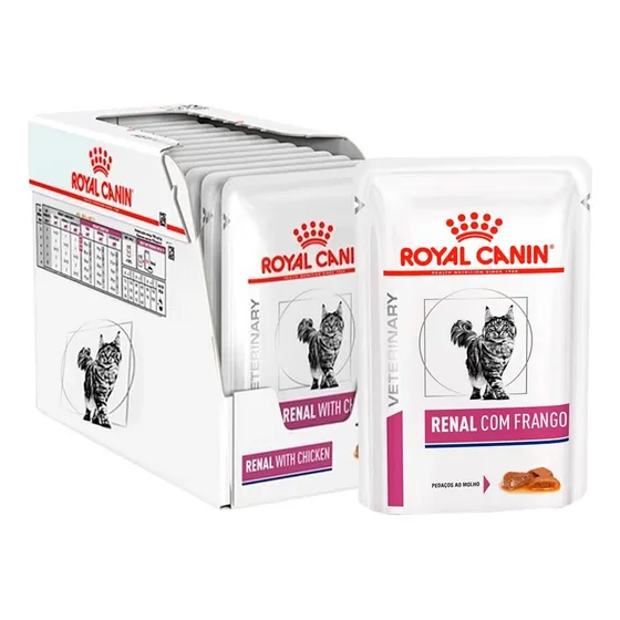 Royal Canin Sachê Gatos Renal 85g (caixa C/ 12un.)