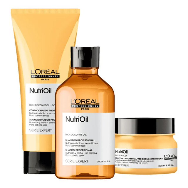 Kit L'oréal Professionnel Nutrioil Home Care (3 Produtos) Kit L'oréal Professionnel Nutrioil Home Care (3 Produtos)