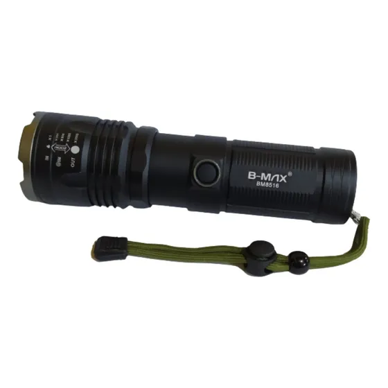 Lanterna Led Laser 2000lm B-max Recarregavel Cor da lanterna Preto Cor da luz Super Branca BM-8516