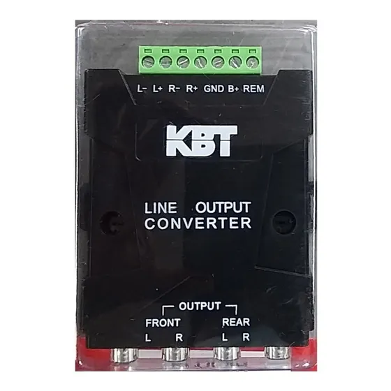 Convertidor De Impedancia 4 Canales Rca De Alta A Baja Kbt