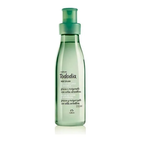 Body Splash Hojas de Limón y Guanábana 200 mL Natura Tododia