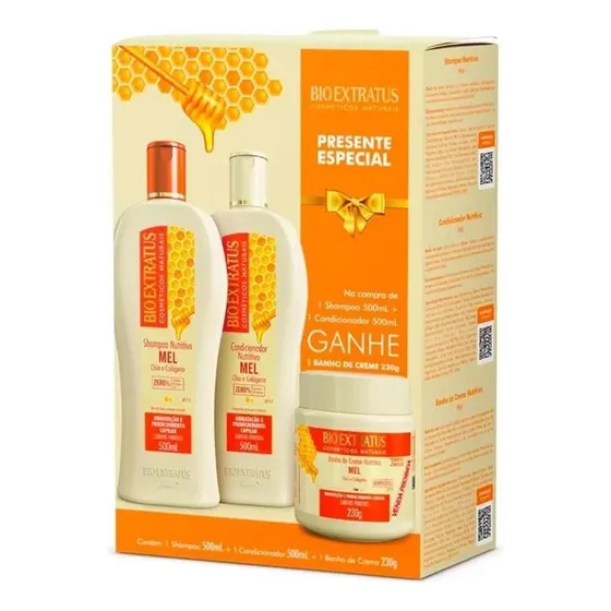 Kit Tratamento Nutritivo Mel Bio Extratus