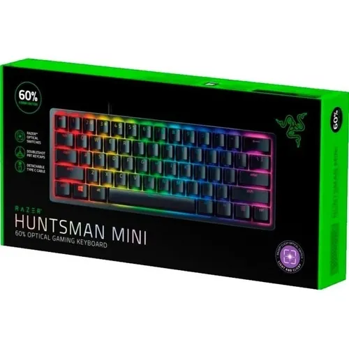 Teclado Razer Huntsman Mini 60% Mecánico Rgb Idioma Español