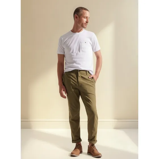 Pantalon Hombre Patprimo Chino Verde Algodón 44071033-99002