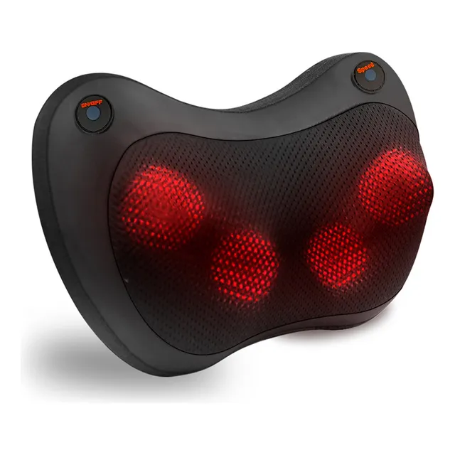 Masajeador De Cervical Cuello Lumbar Pies Calor Almohada Mti