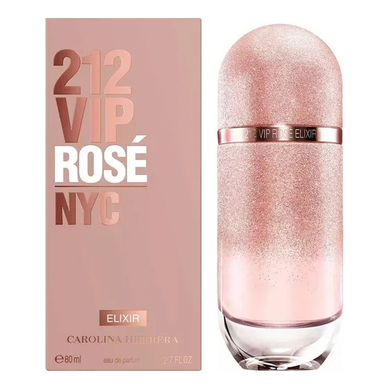 Perfume Carolina Herrera 212 Vip Rosé Elixir Edp 80ml+regalo