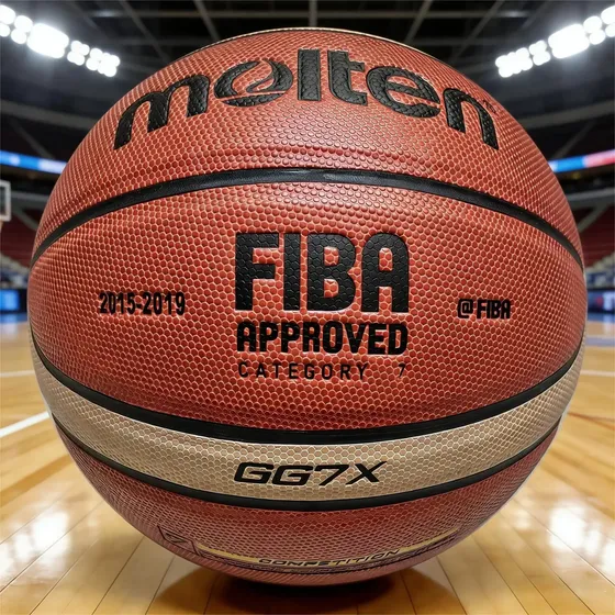 Molten Gg7x Balón Baloncesto Piel Sintético Naranja Oscuro