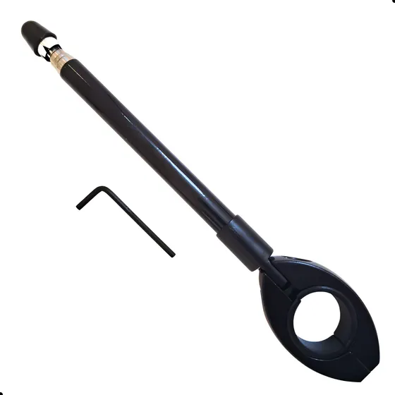 Antena Corta Pipa Moto Retrátil Anti Cerol Aço Inox Guidão — foto 2
