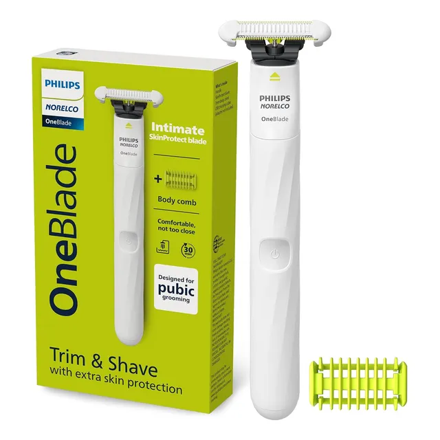 Afeitadora Oneblade Philips Corporal Y Púbico C/ Skinprotect