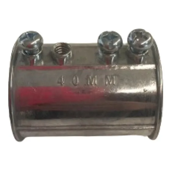 Copla Emt 40mm Con 2 Pernos 10 Unidades