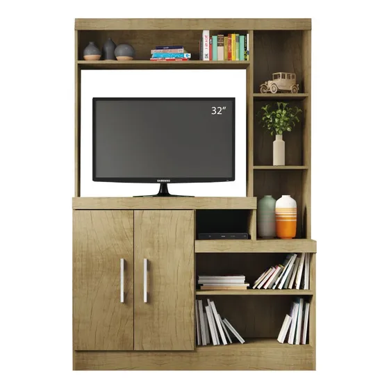 Rack Modular Tv Hasta 43 Modelo 616 En Caja Living Tiendamax