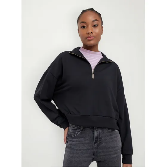 Buzo Mujer Ostu  Negro Poliéster 40060232-10