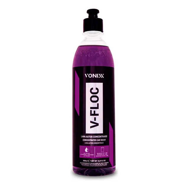 Shampoo Concentrado Para Autos V-floc Vonixx 500ml