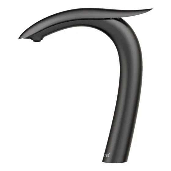 Griferia De Lavamano Draco 29 Cm Gunmetal Black Marca Bari