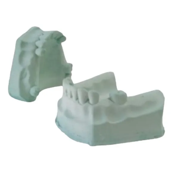 Modelos De Yeso Piedra Verde Dentado Parcial Sup E Inf Chico