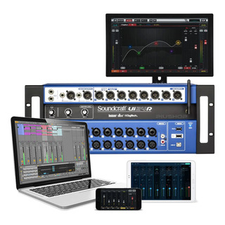 Mesa Digital Audio Som Profissional Soundcraft Ui24r 24 Cnl Mesa Digital Audio Som Profissional Soundcraft Ui24r 24 Cnl