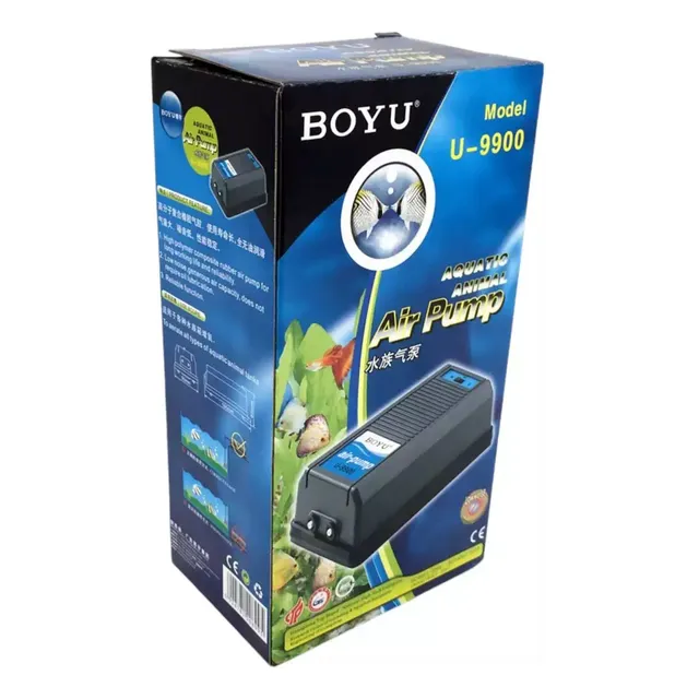 Boyu U9900 Bomba O Motor De Oxígeno Doble Salida Acuarios
