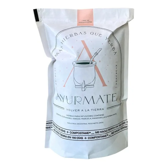 Blend De Yerba Mate Y Hierbas Ayurmate 3 X 250 Gr