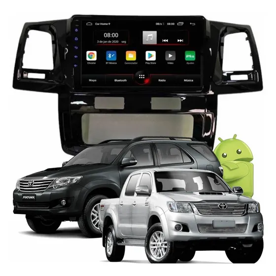 Kit Central Multimidia Hilux 2012 13 14