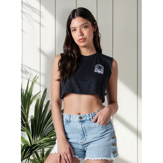Remera Crop Top Mujer Spy Limited Kim