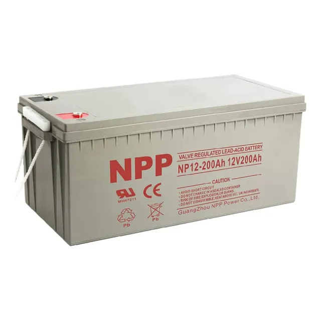 Bateria Npp 200ah 12v Ciclo Profundo