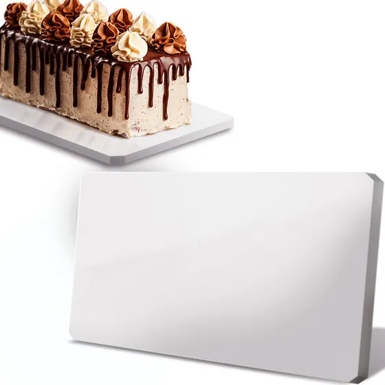 Tabuleiro Retangular 45x65cm Para Bolo Mdf 9mm Confeitaria
