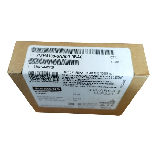 Siemens 7mh4138-6aa00-0ba0 Weighing Module