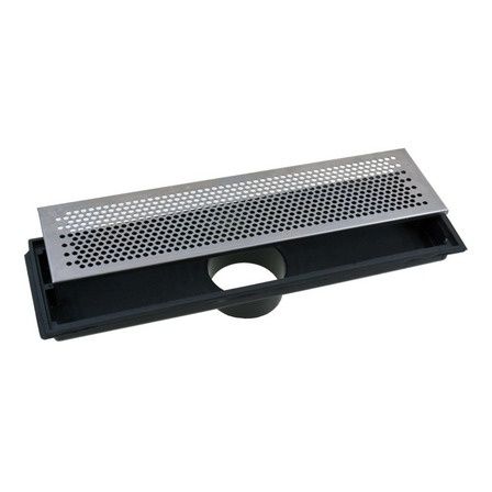 Grelha Ralo Inox Perfurada C/ Coletora 15x50cm Grelha Ralo Inox Perfurada C/ Coletora 15x50cm