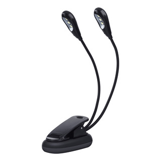 Mini Lámpara Led De Lectura Con Brazos Dobles Ajustables Mini Lámpara Led De Lectura Con Brazos Dobles Ajustables
