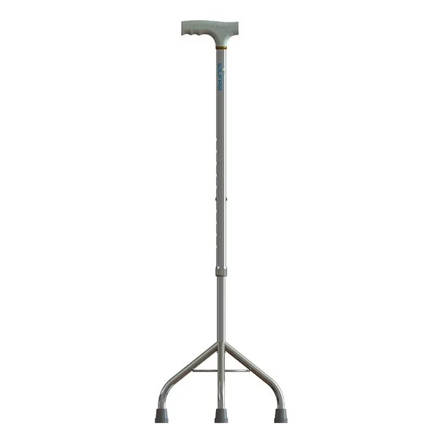 Bastón Tipo Trípode Regulable Aluminio Anodizado Silfab M913