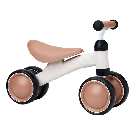 Bicicleta De Equilíbrio 4 Rodas Buba Bege