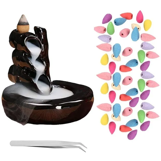Quemador De Incienso Budista En Cerámica Feng Shui