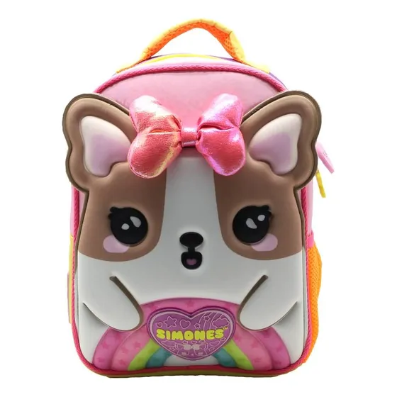 Mochila Escolar Simones Mushi Jardin 12¨ Pulgadas Original 