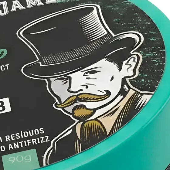 Pomada Para Cabelo Masculino Efeito Seco Matte Mister James