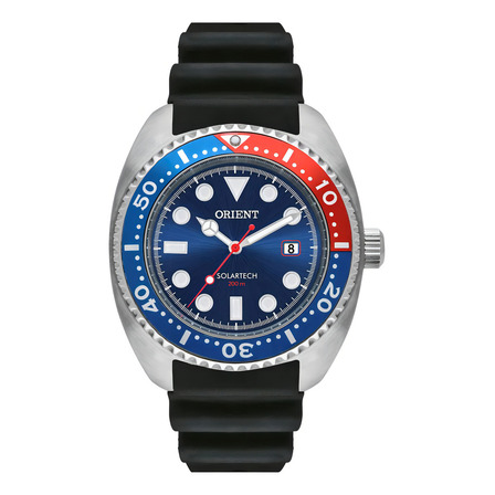 Relógio Orient Masculino Solar Solartech Aço Pepsi Mbsp1037 Correia Preto Bisel Azul/vermelho Fundo Azul Relógio Orient Masculino Solar Solartech Aço Pepsi Mbsp1037 Correia Preto Bisel Azul/vermelho Fundo Azul
