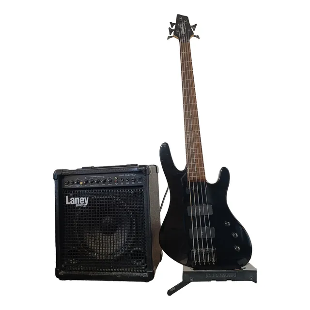 Bajo Washburn Xb 125 + Planta Laney Hardcore Hcm30b